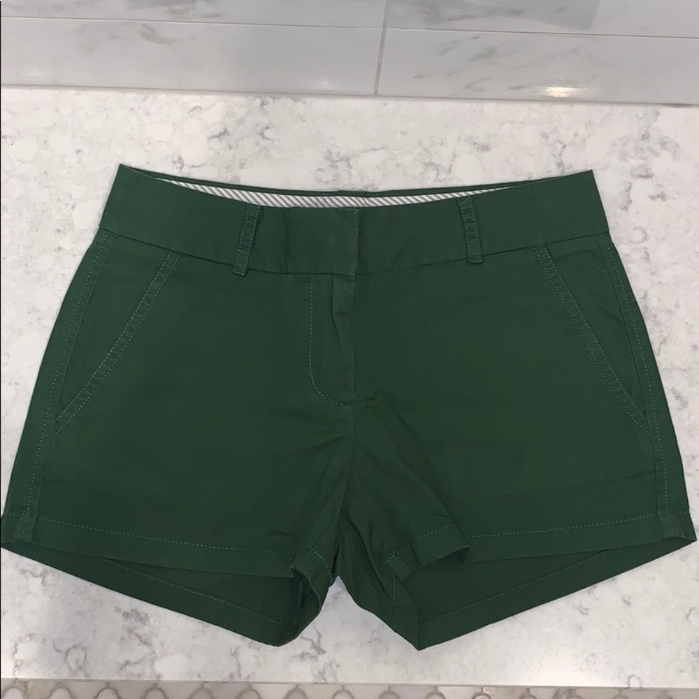 J.Crew Women’s Green Chino Shorts